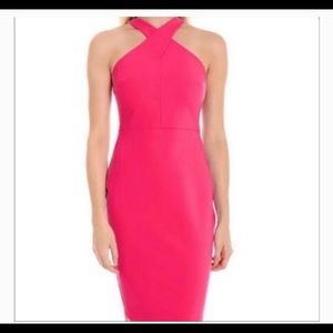 NWOT Likely Carolyn Halterneck Dress Pink Size 00